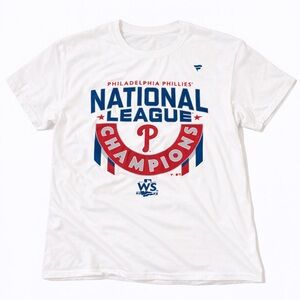 Fanatics White Philadelphia Phillies National League Champions T-Shirt